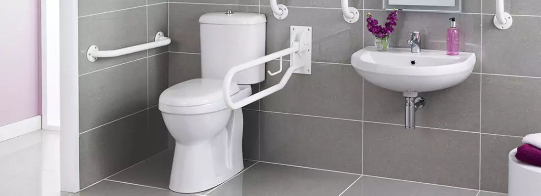 Modern Handicap Bathroom Solutions with Safety Features in Coral Terrace, FL